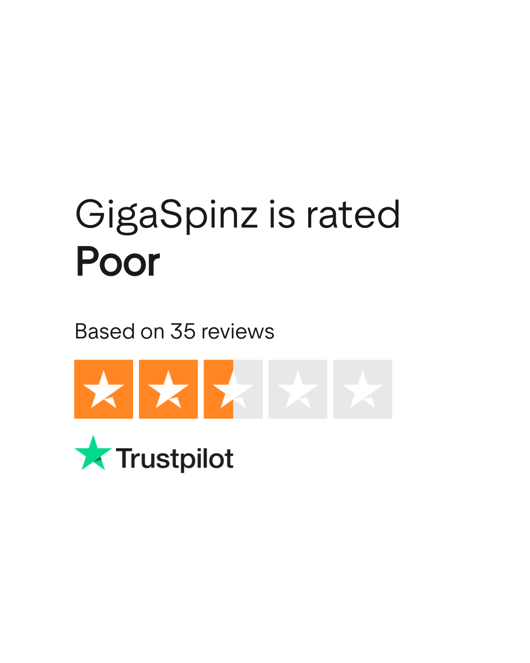 Trustpilot rating