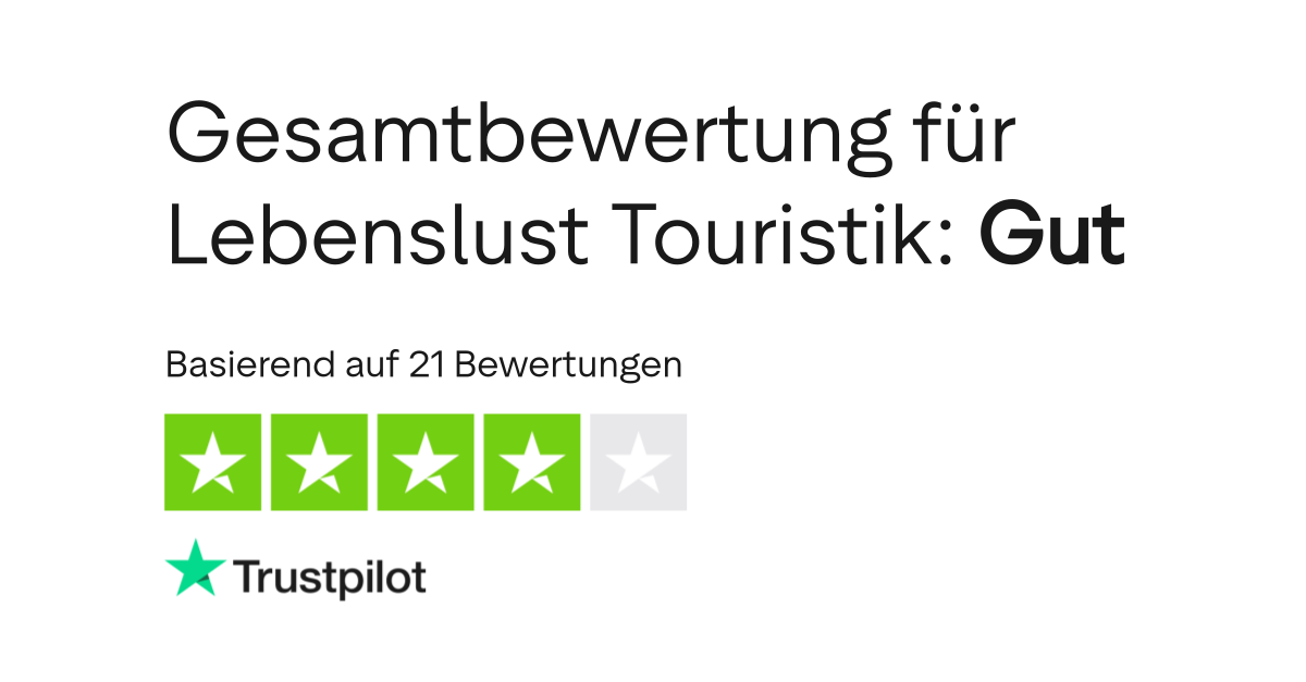  Bewertungen zu Lebenslust Touristik 