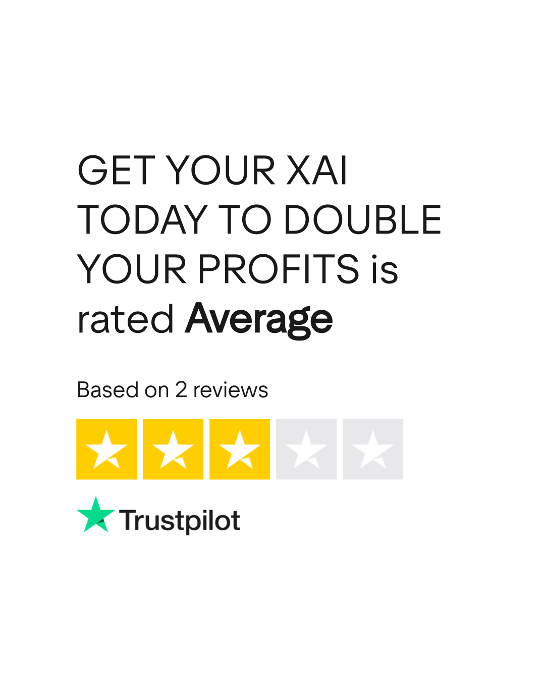 GET YOUR XAI TODAY TO DOUBLE YOUR PROFITS Reviews | Read Customer Service  Reviews of blip.ovh