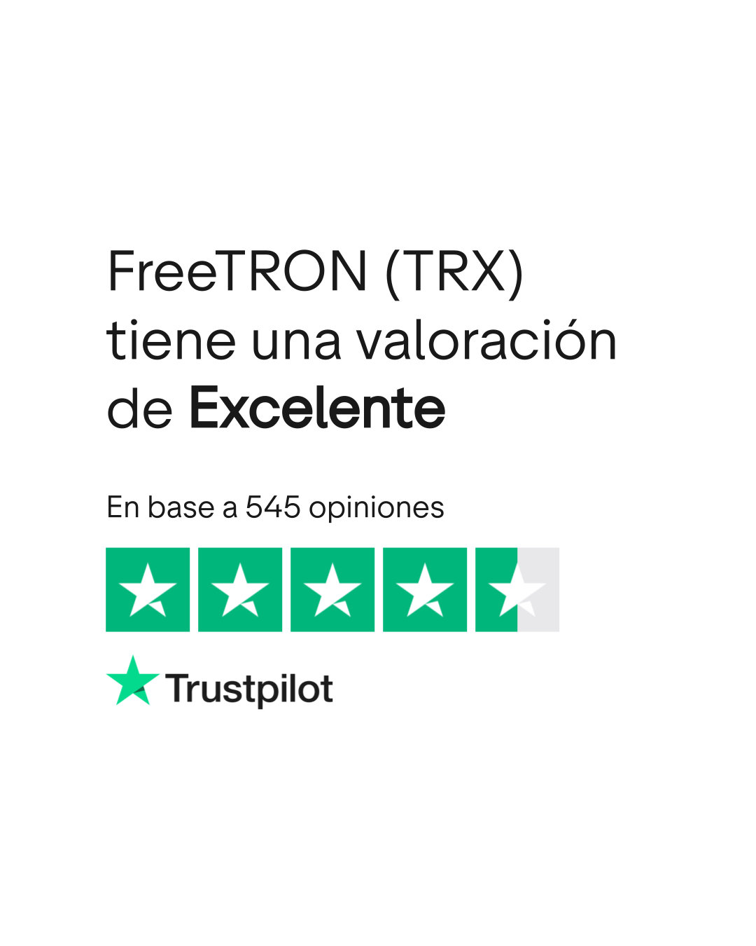 Opiniones sobre FreeTRON (TRX) | Lee las opiniones sobre el servicio de  freetron.in