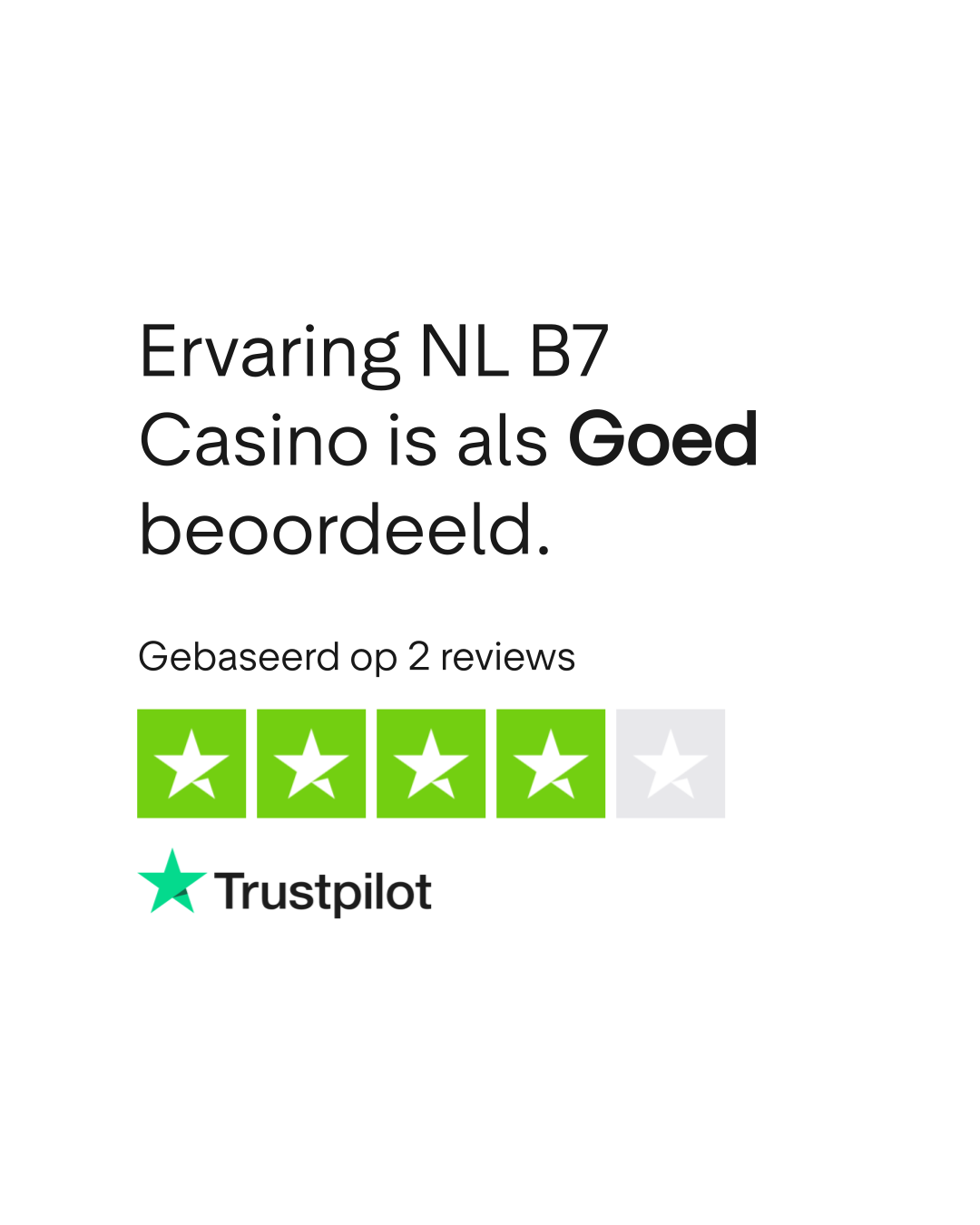 Trustpilot beoordeling