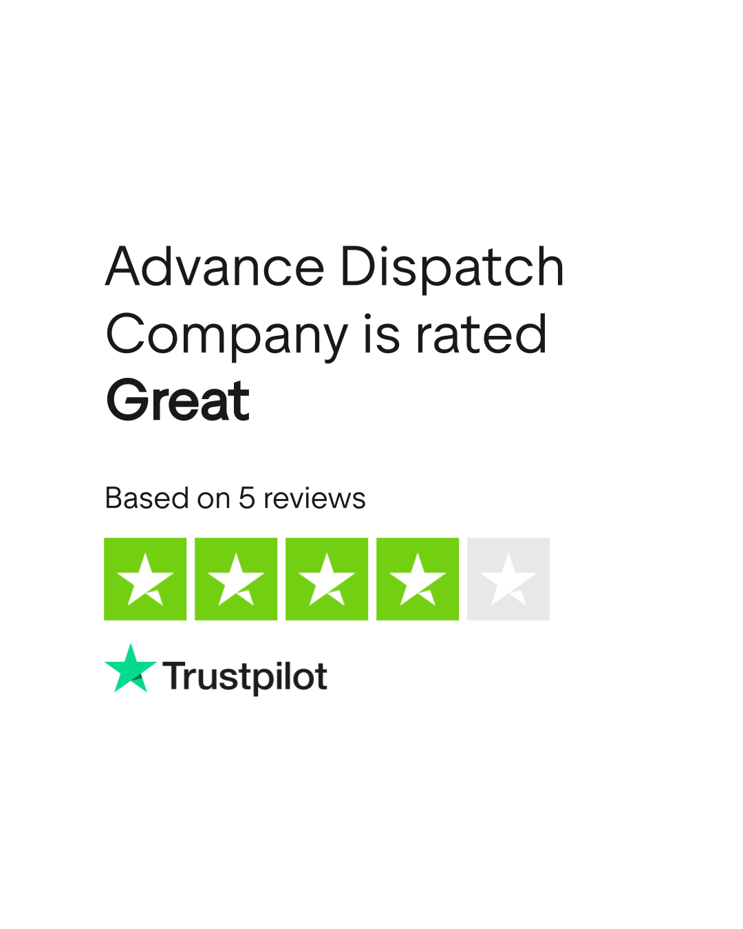 Advance Dispatch Company Reviews | Read Customer Service Reviews of ...