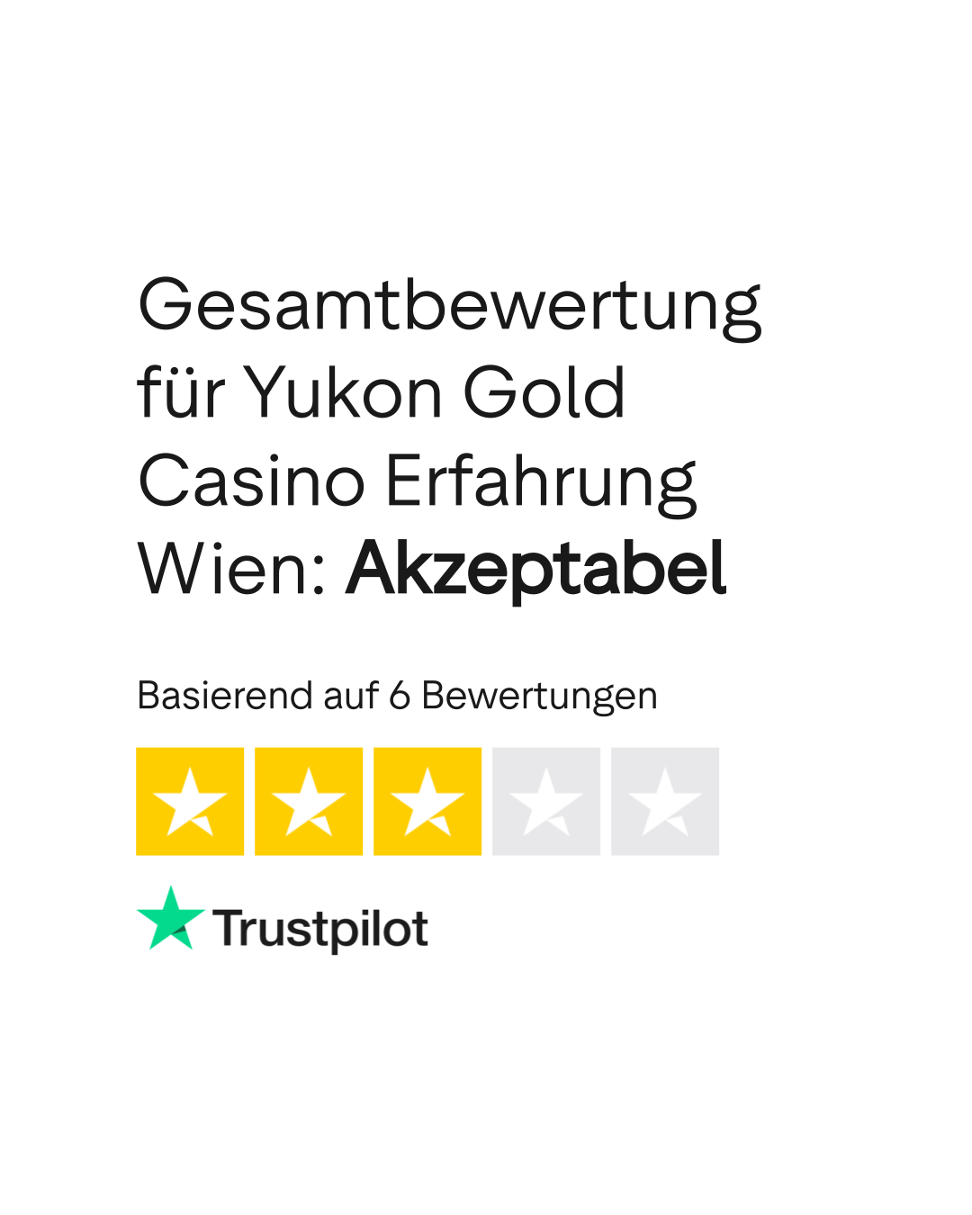 Yukon Gold Casino Bewertung