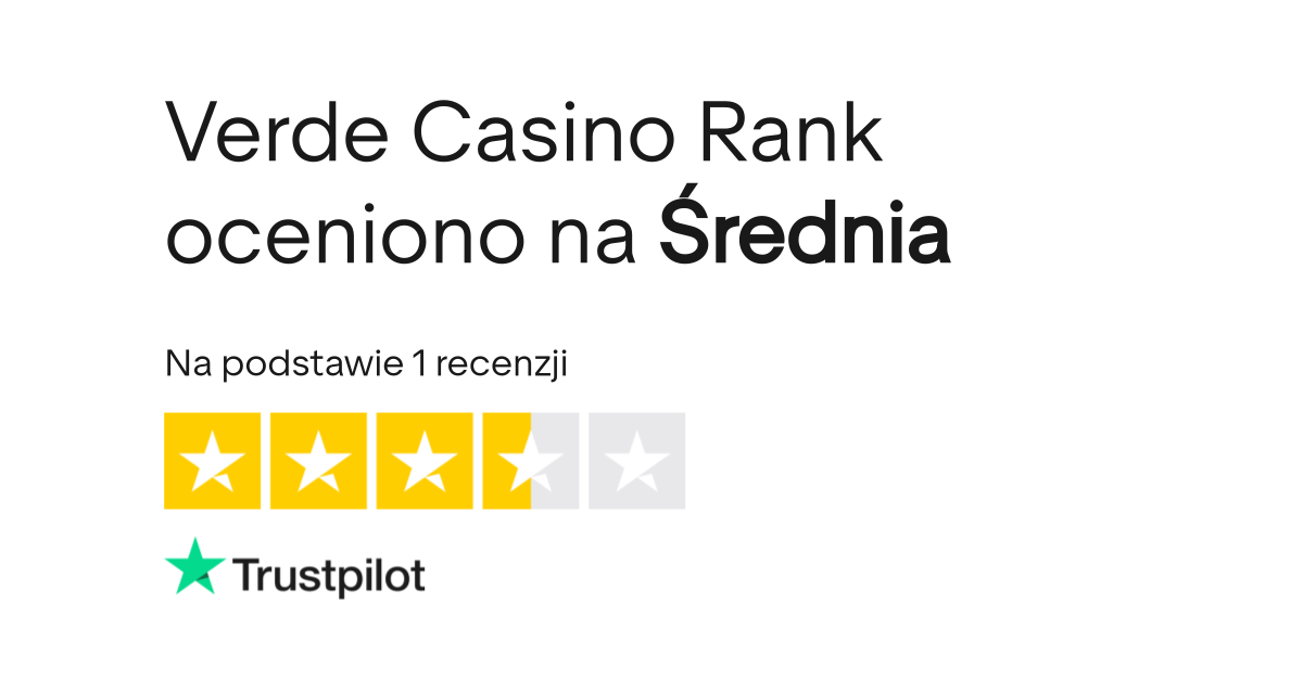 Ocena Verde Casino na Trustpilot