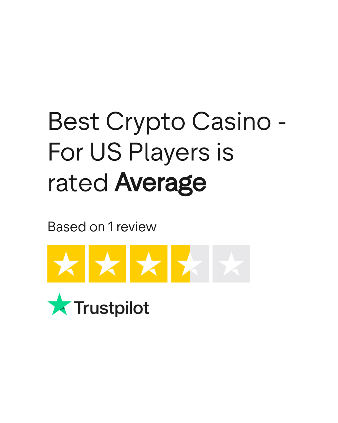 Best Crypto Casino - For US Players Reviews | Read Customer Service Reviews  of cryptocasino.agency