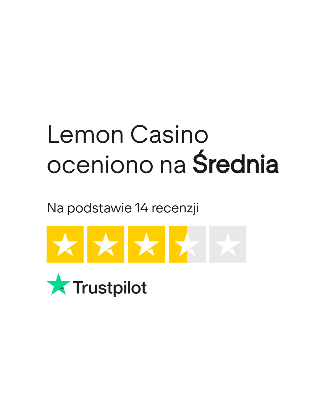 Lemon Casino Trustpilot értékelés