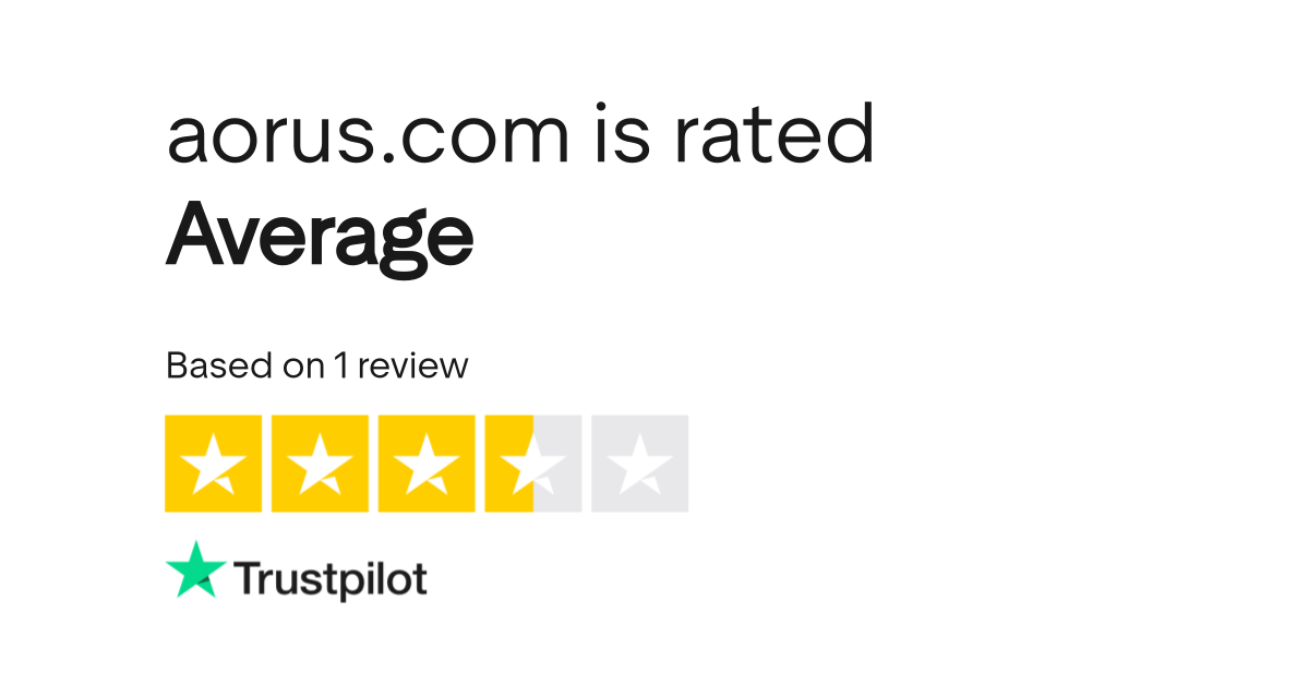 Trustpilot Company Rating