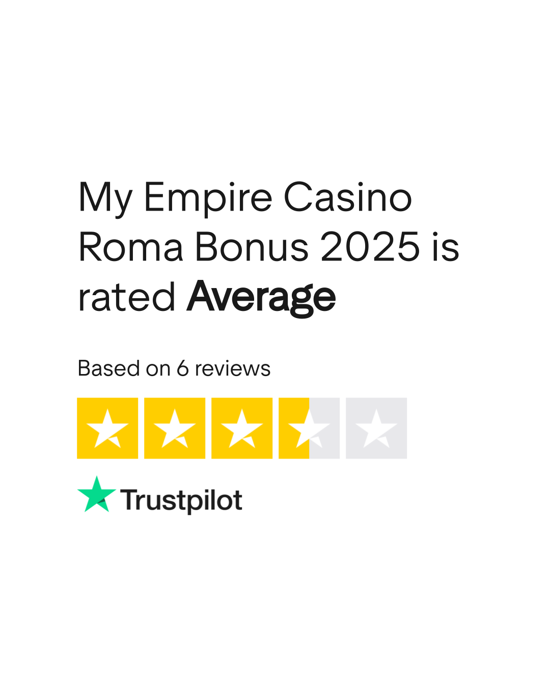 Trustpilot Rating