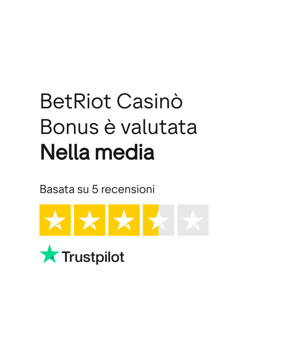 Betriot Trustpilot Rating
