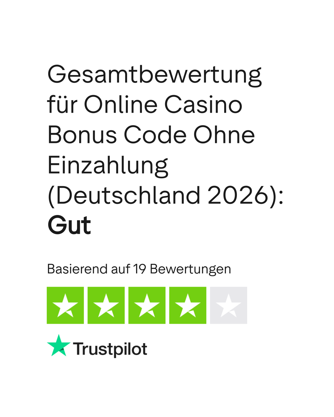 Verde Casino Trustpilot értékelés
