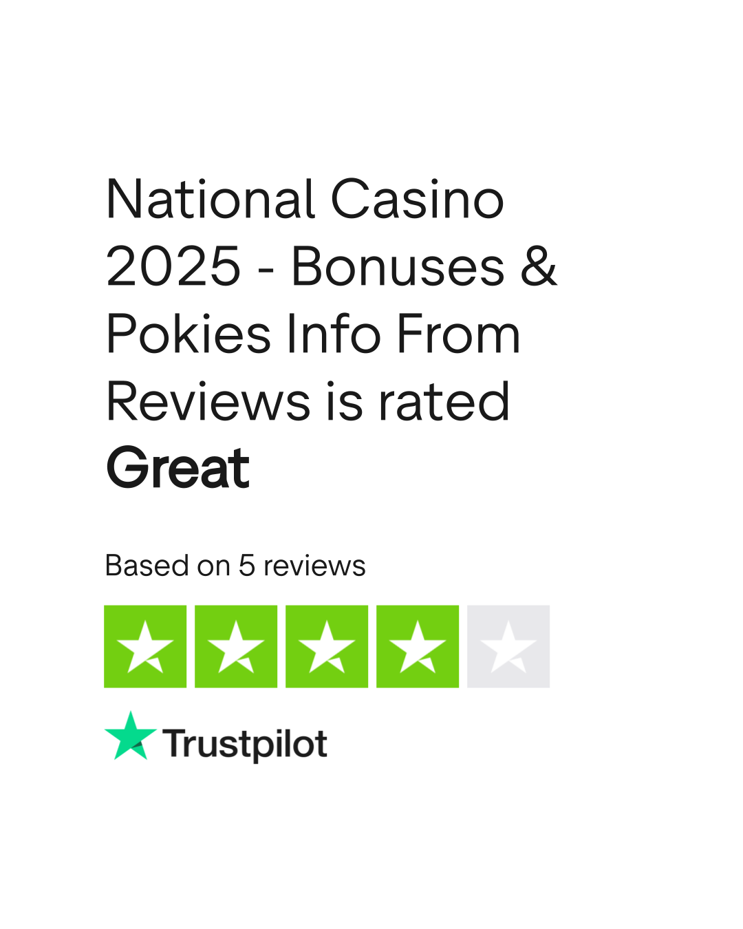 National Casino Ratings