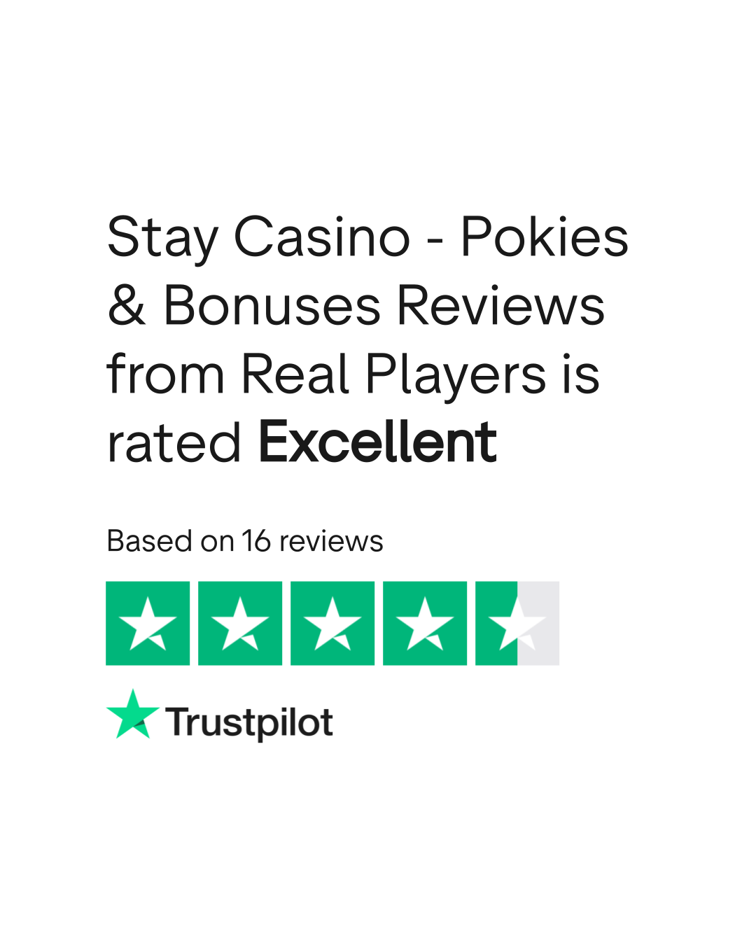 Stay Casino Trustpilot Rating
