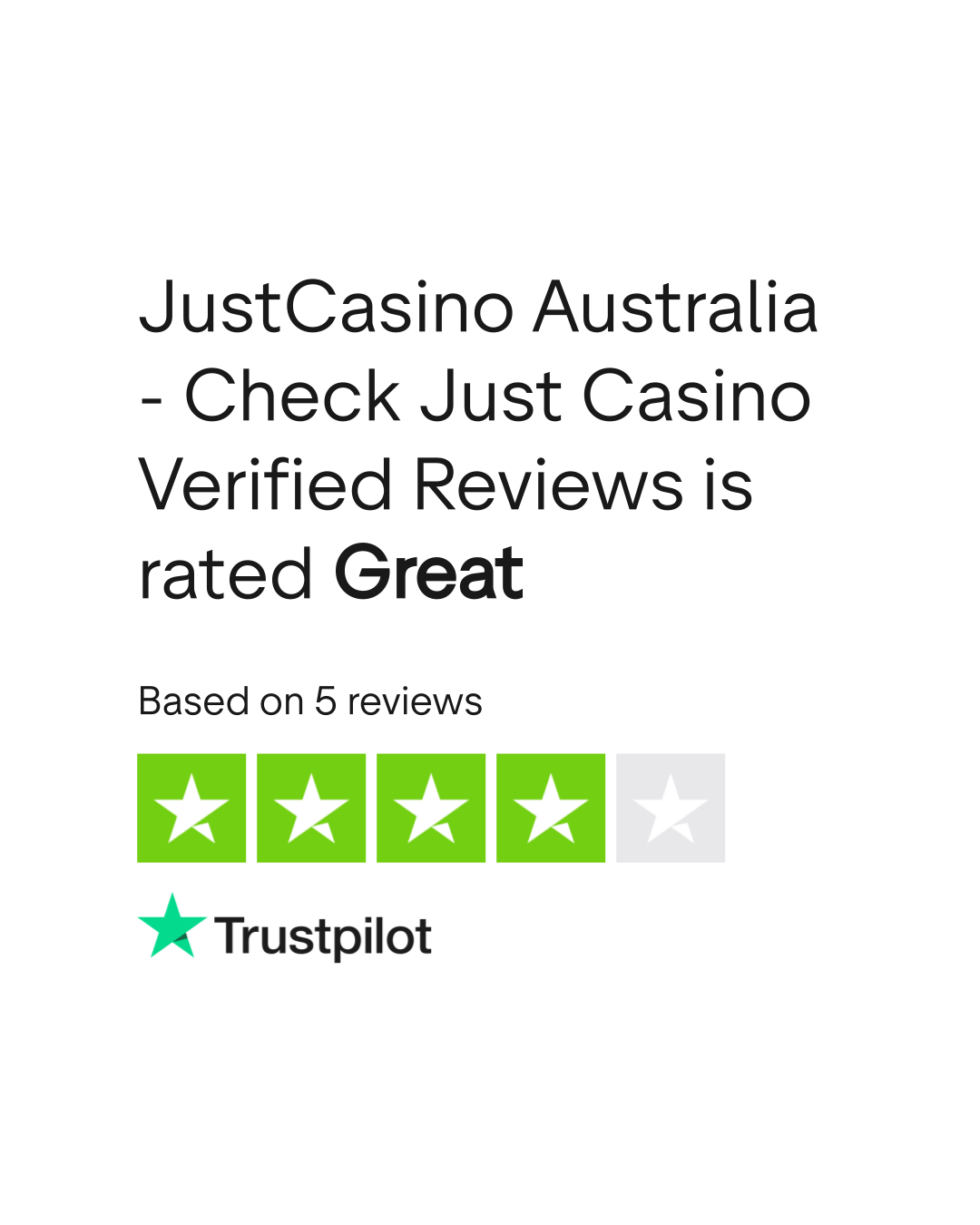 Trustpilot rating