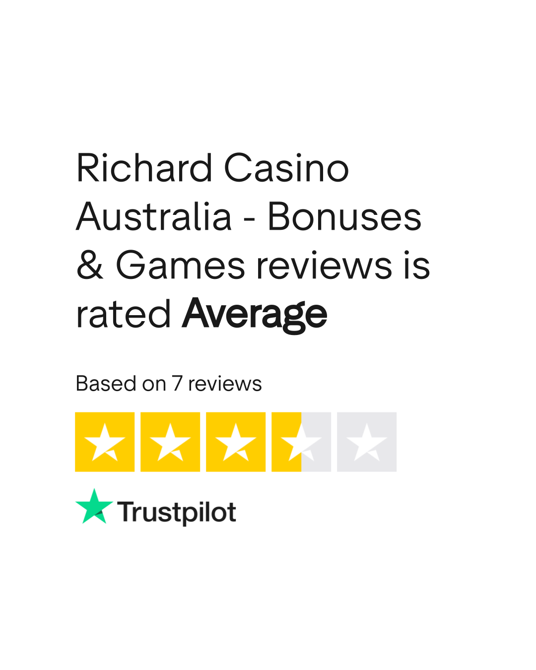Trustpilot Rating