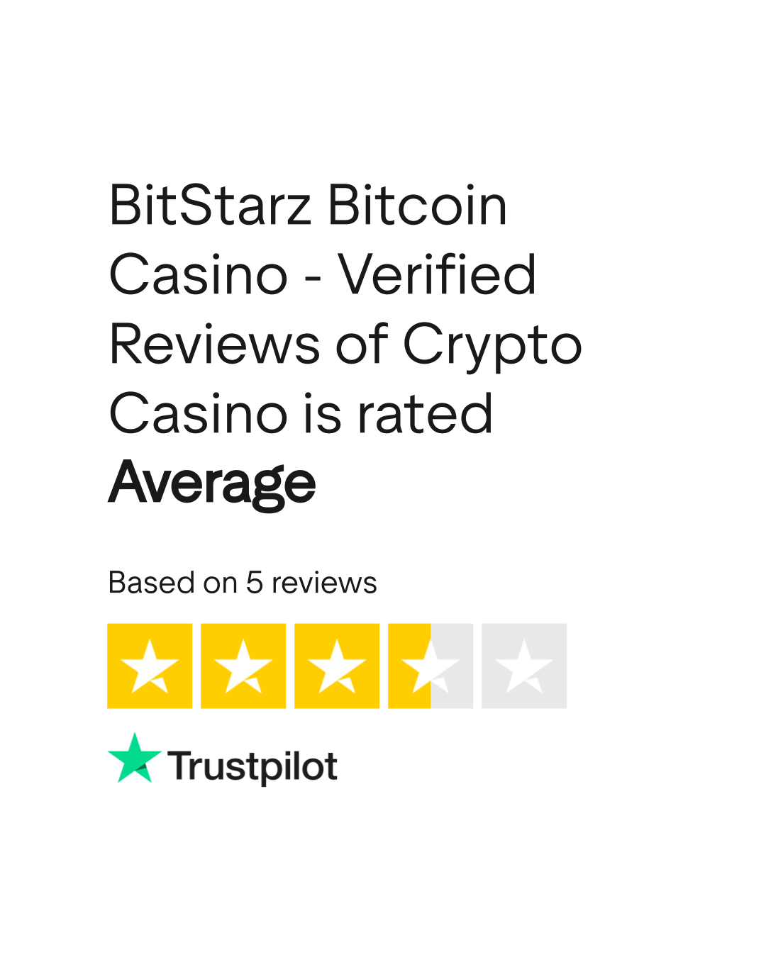 BitStarz Bitcoin Casino - Verified Reviews of Crypto Casino Reviews | Read  Customer Service Reviews of bitstarz.info