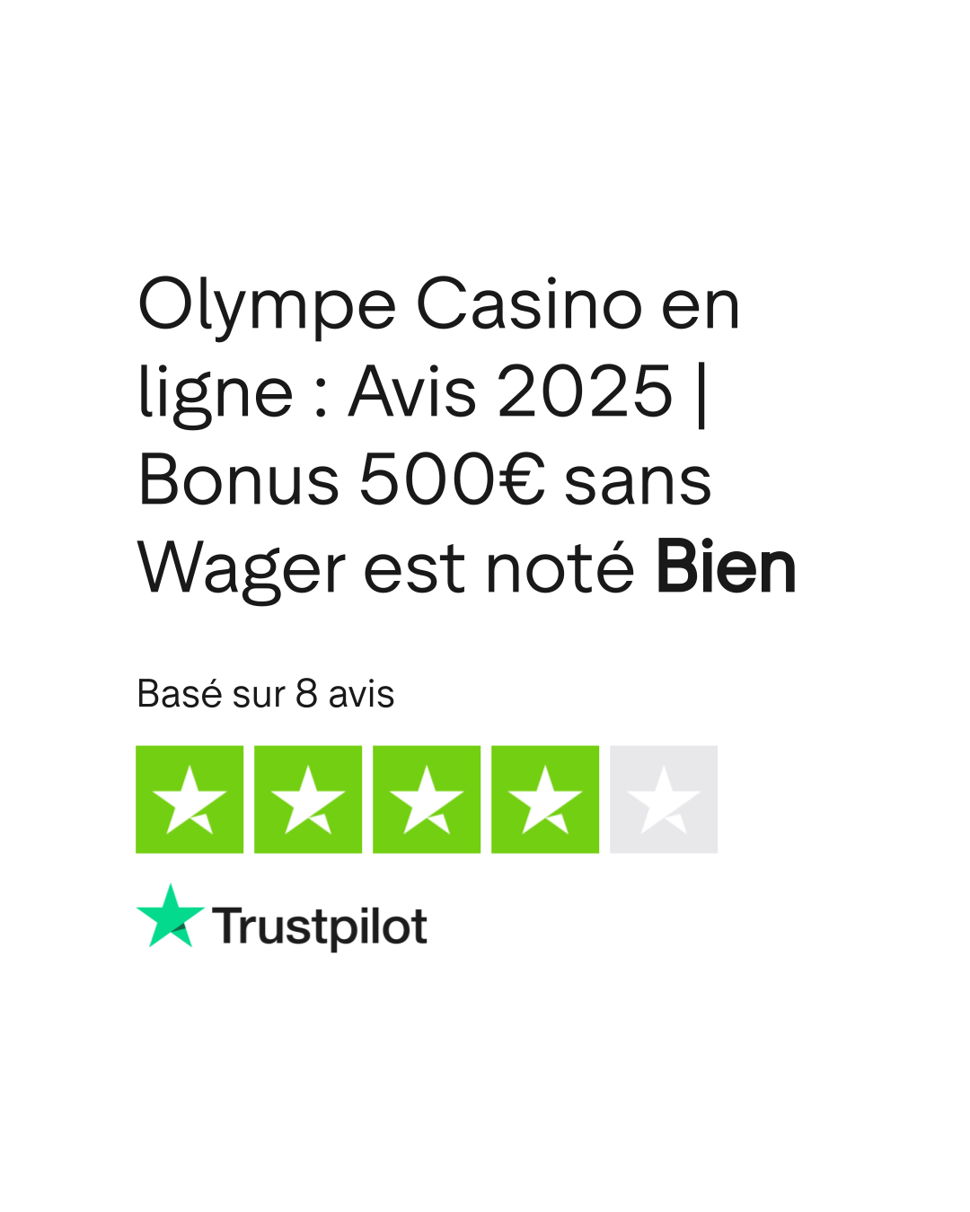 Évaluations des utilisateurs