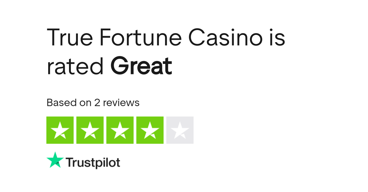 Trustpilot rating for True Fortune Casino