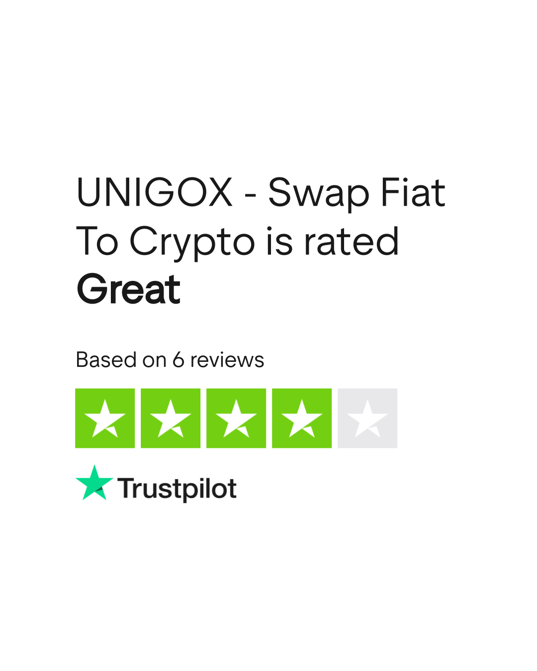 UNIGOX - Swap Fiat To Crypto Reviews | Read Customer Service Reviews of  www.unigox.com