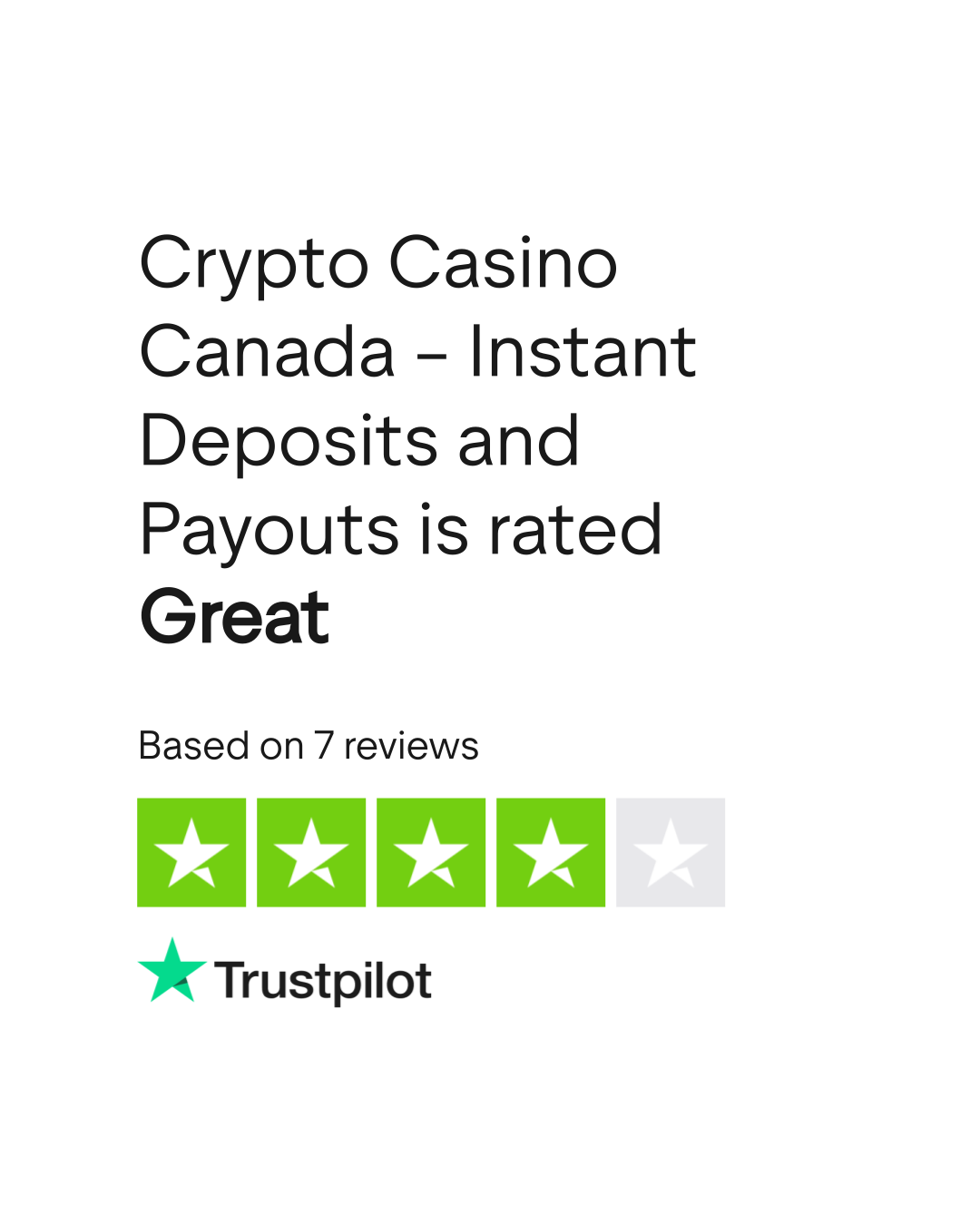Crypto Casino Canada – Instant Deposits and Payouts Reviews | Read Customer  Service Reviews of cryptopayouts.site
