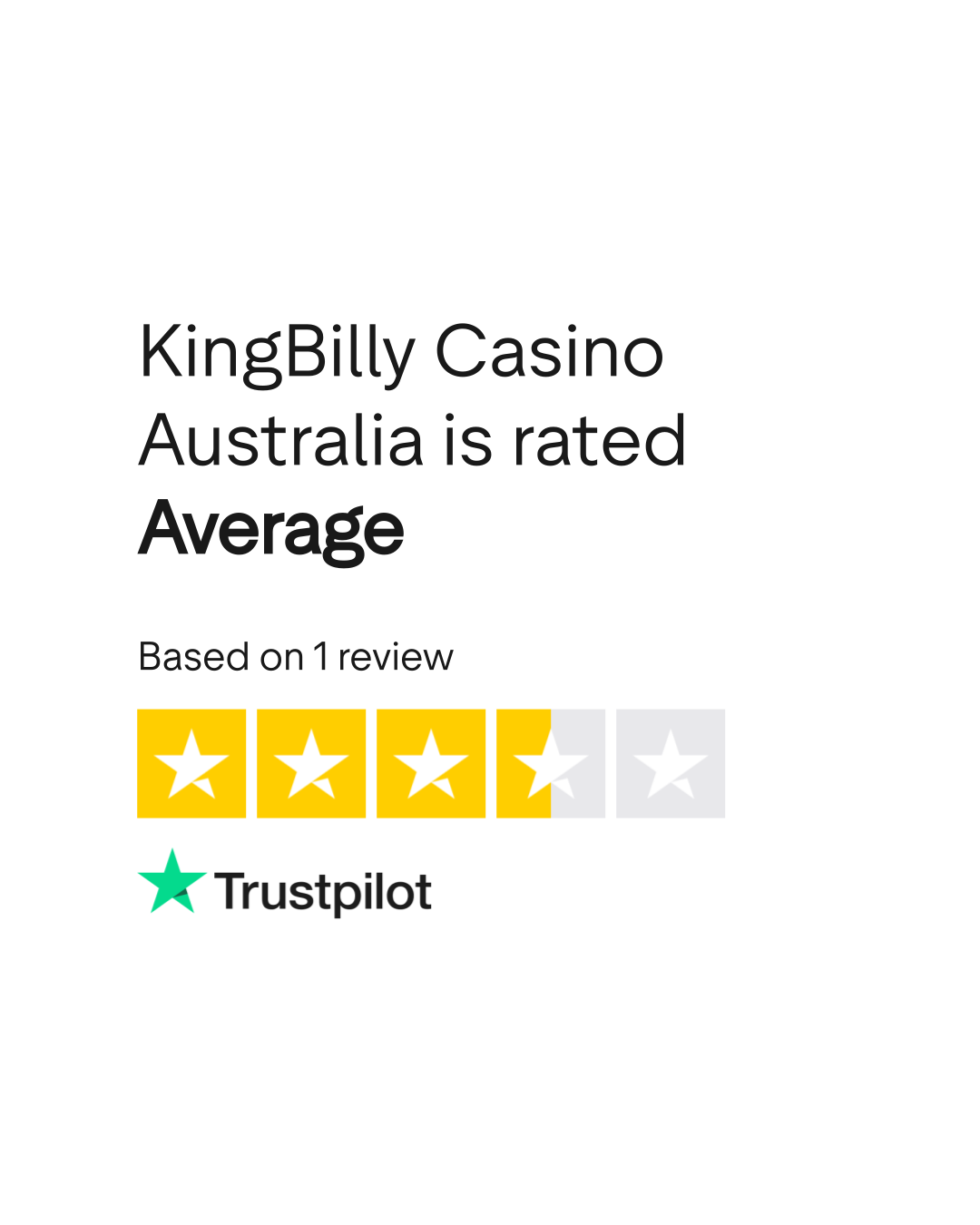 King Billy Rating