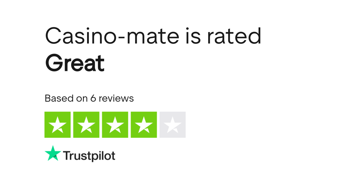 Trustpilot rating for Casinomate
