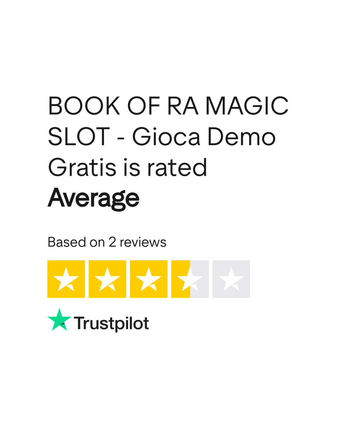 Trustpilot-arvostelu
