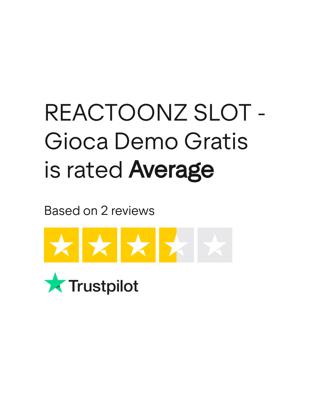 TrustPilot Rating