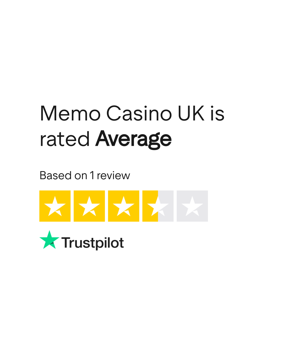 Évaluation de Tortuga Casino sur Trustpilot