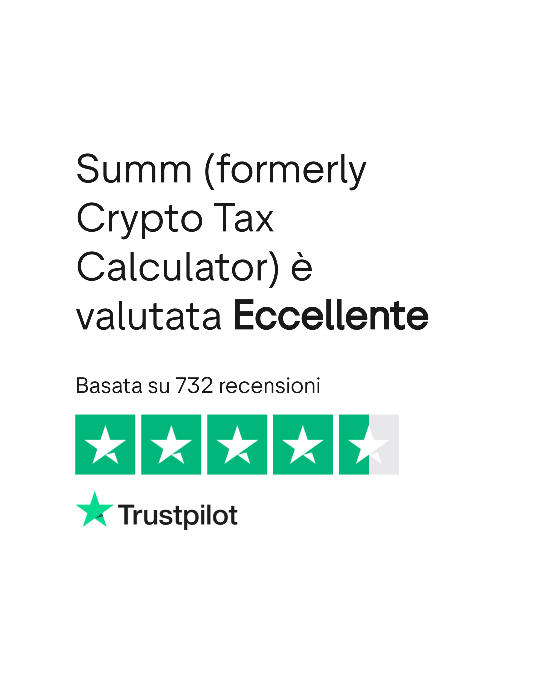 Summ (formerly Crypto Tax Calculator) | Leggi le recensioni dei servizi di  summ.com