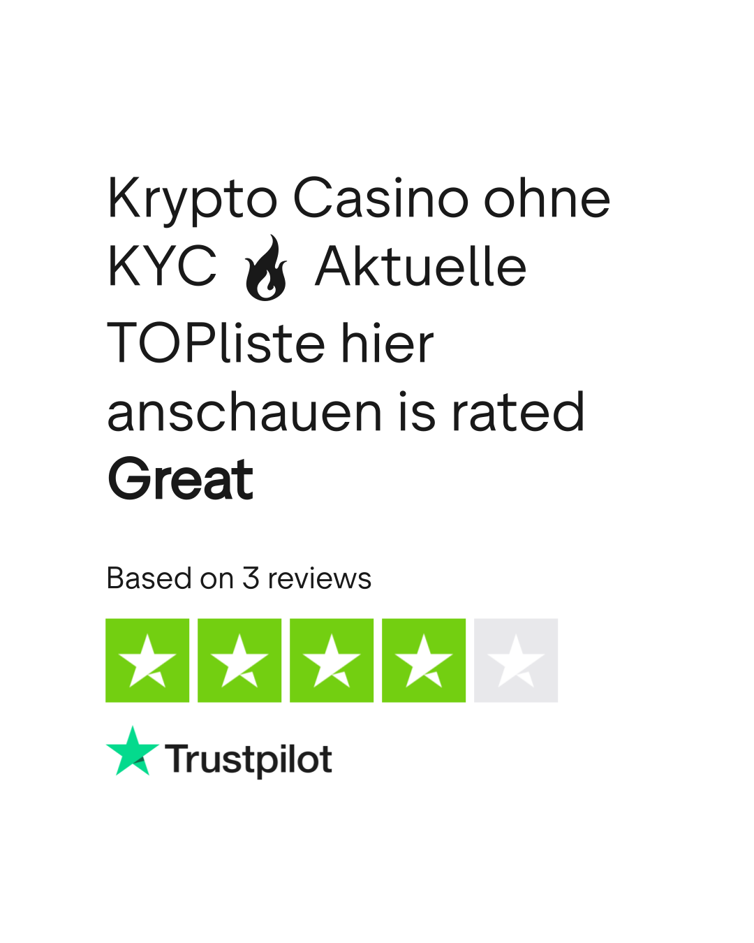 Krypto Casino ohne KYC 🔥 Aktuelle TOPliste hier anschauen Reviews | Read  Customer Service Reviews of krypto-casino-ohne-kyc.com