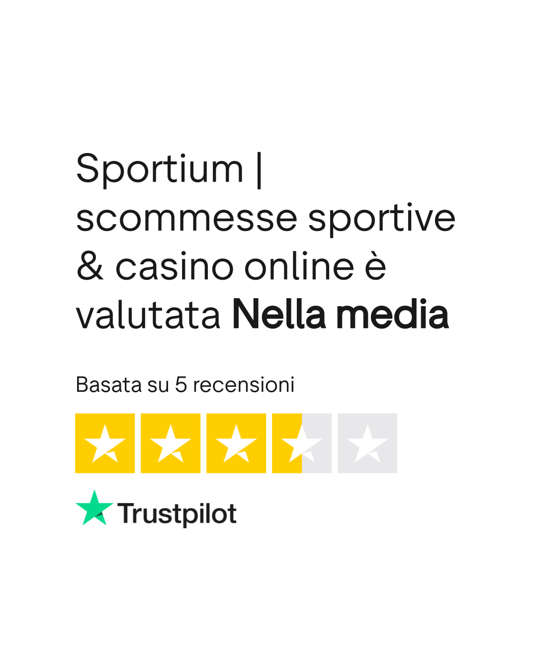 Rating Trustpilot di Topbet24
