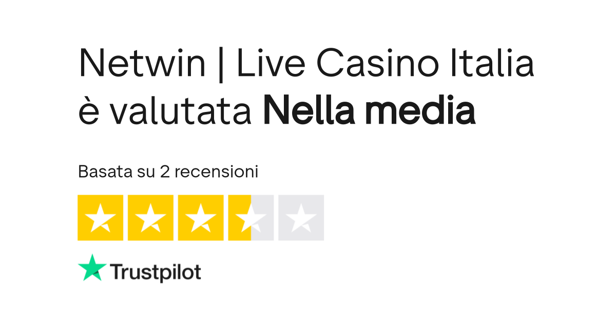 Valutazione Trustpilot per Netwin