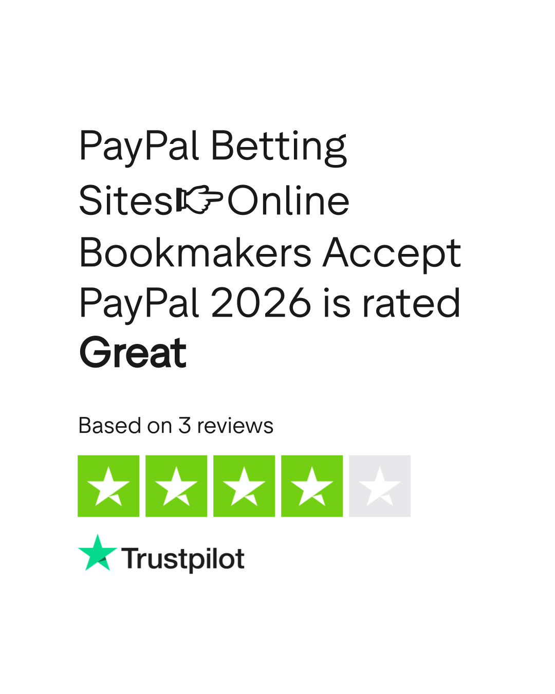 PayPal Betting Sites👉Online Bookmakers Accept PayPal 2026 Reviews | Read  Customer Service Reviews of ppbettingsitesie.info
