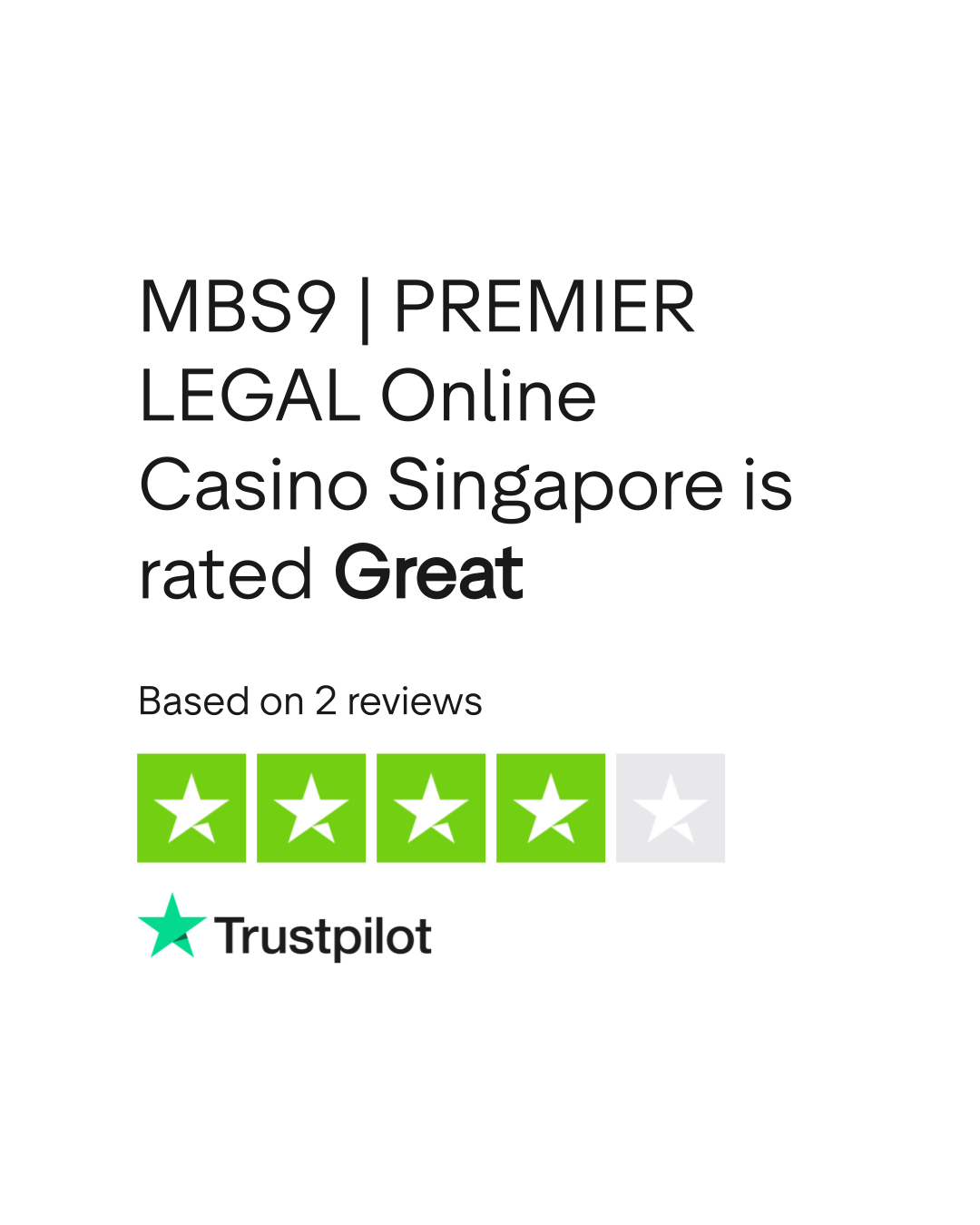 Trustpilot Bewertung für Sg Casino Online