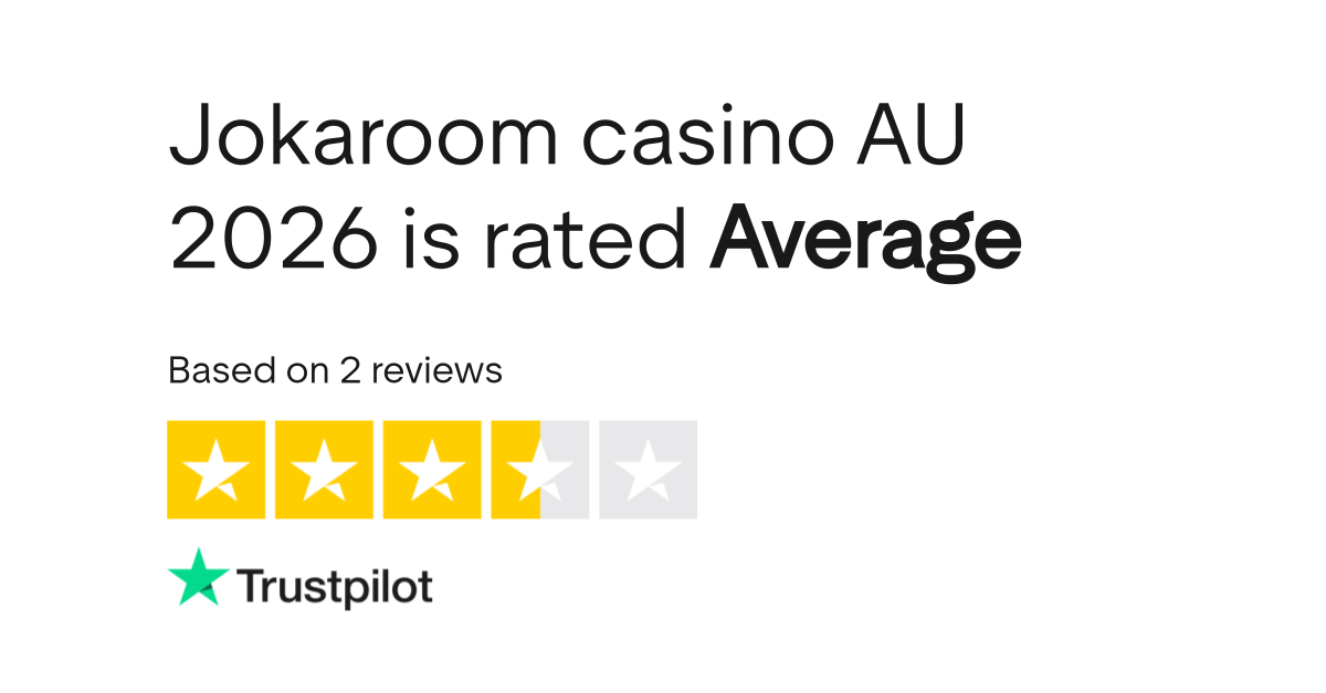 Trustpilot rating widget showing Jokaroom's user review score