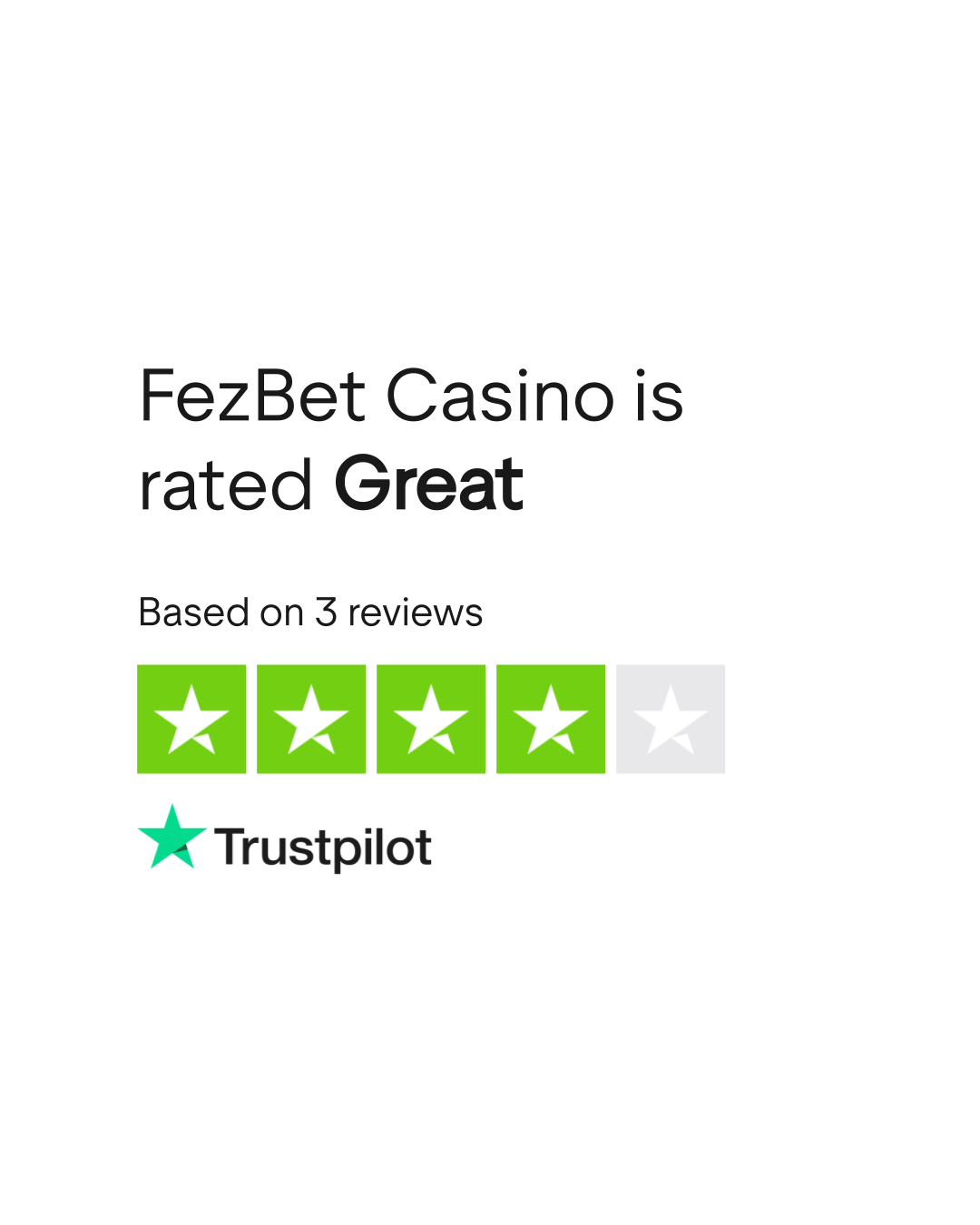 Ocena Fezbet na Trustpilot