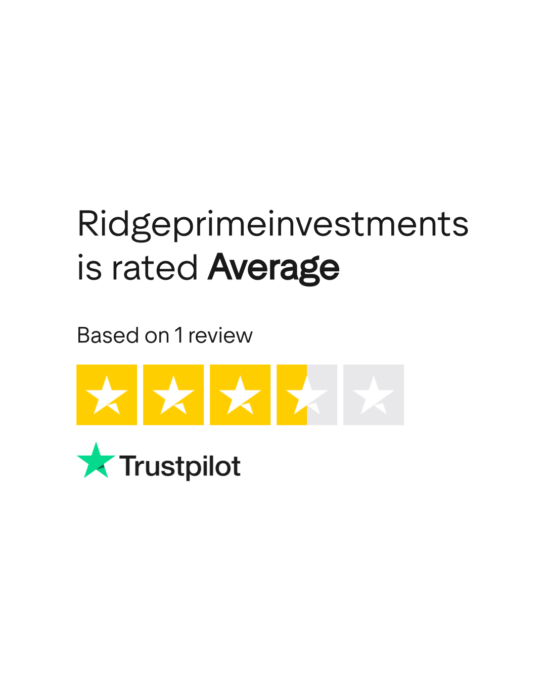 Ridgeprimeinvestments Reviews | Read Customer Service Reviews of  ridgeprimeinvestments.com