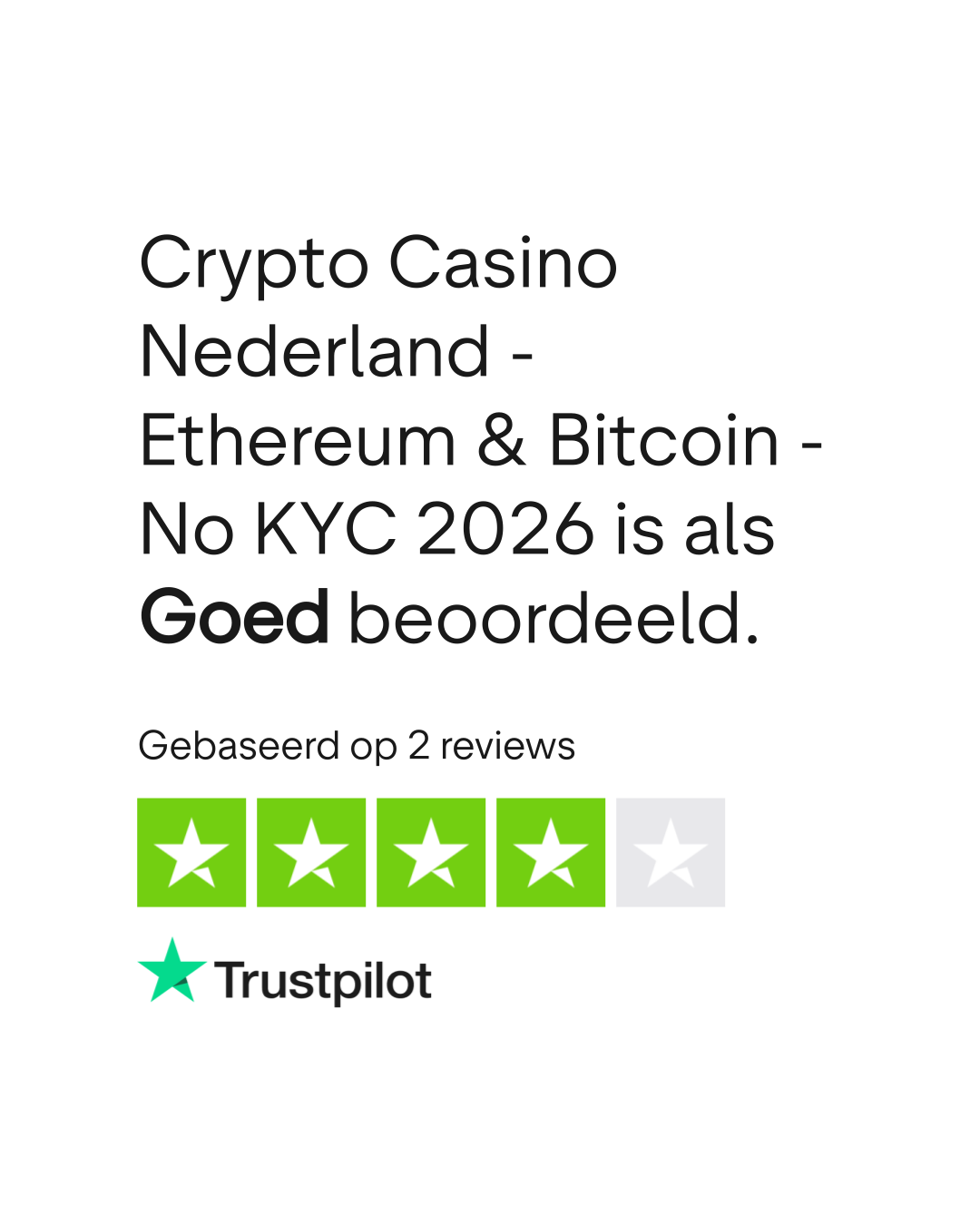 Crypto Casino Nederland - Ethereum & Bitcoin - No KYC 2026 reviews | Bekijk  consumentenreviews over crypto-casino-nederland.nl
