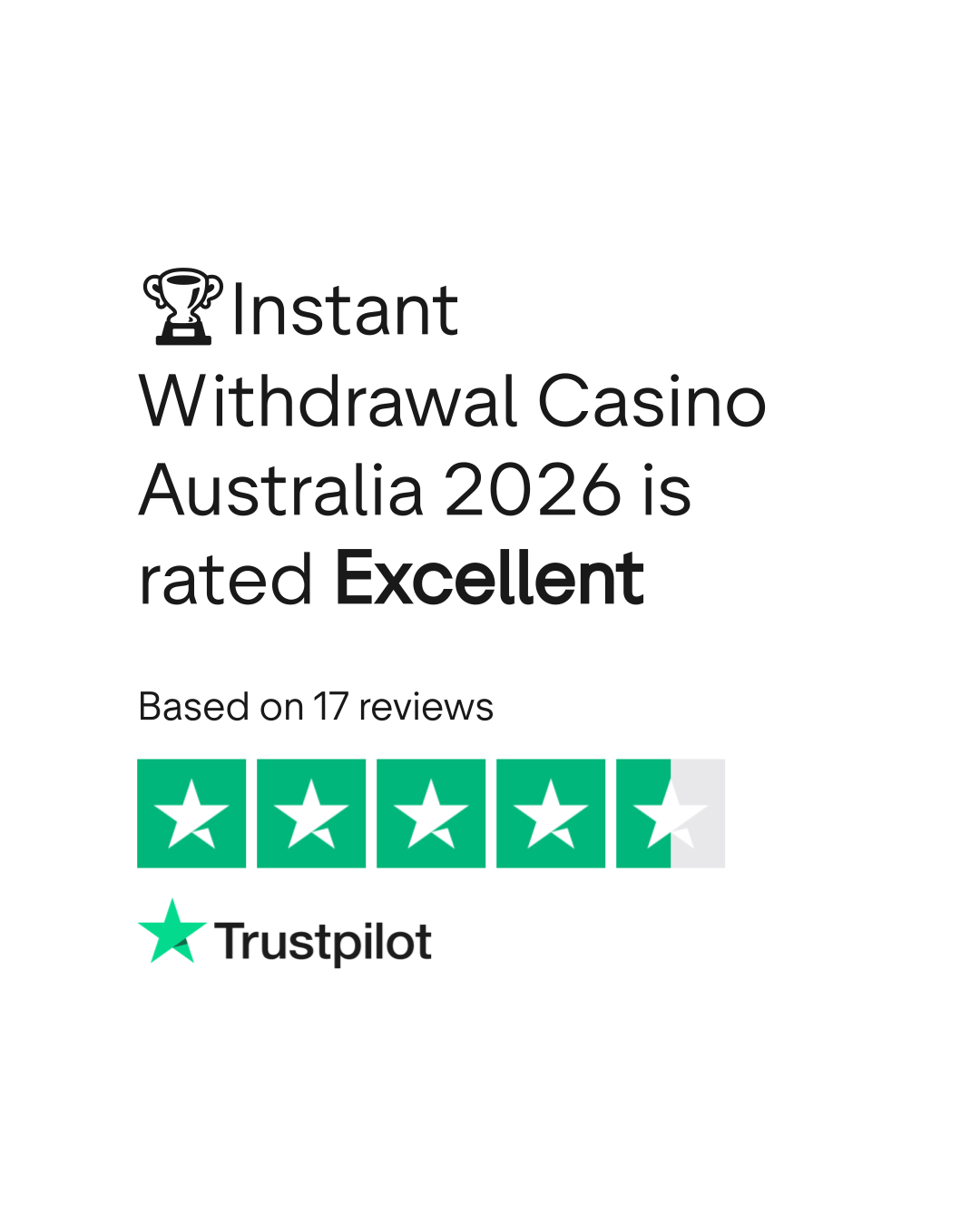 Avis Trustpilot Instant Casino