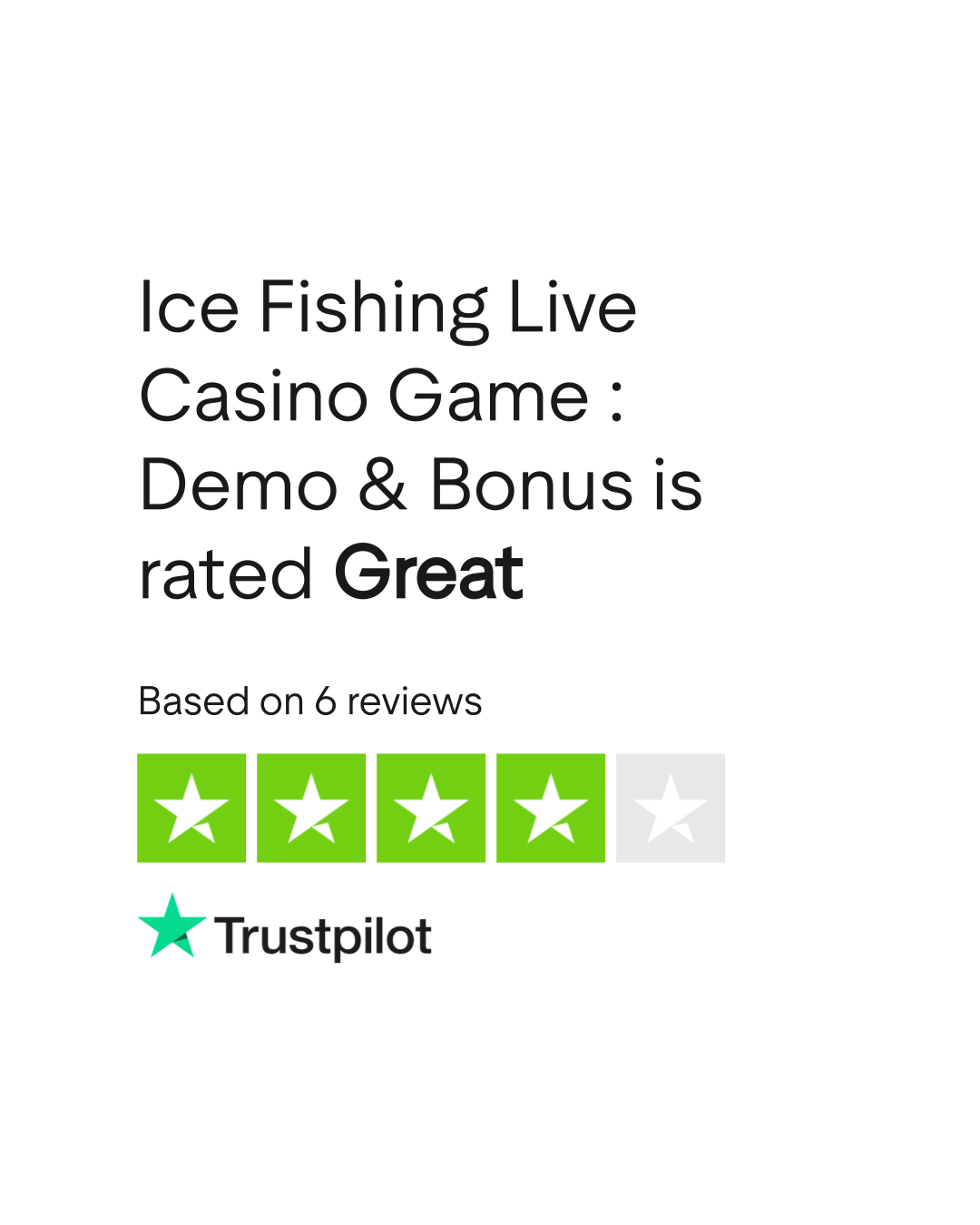 Ocena Ice Casino na Trustpilot
