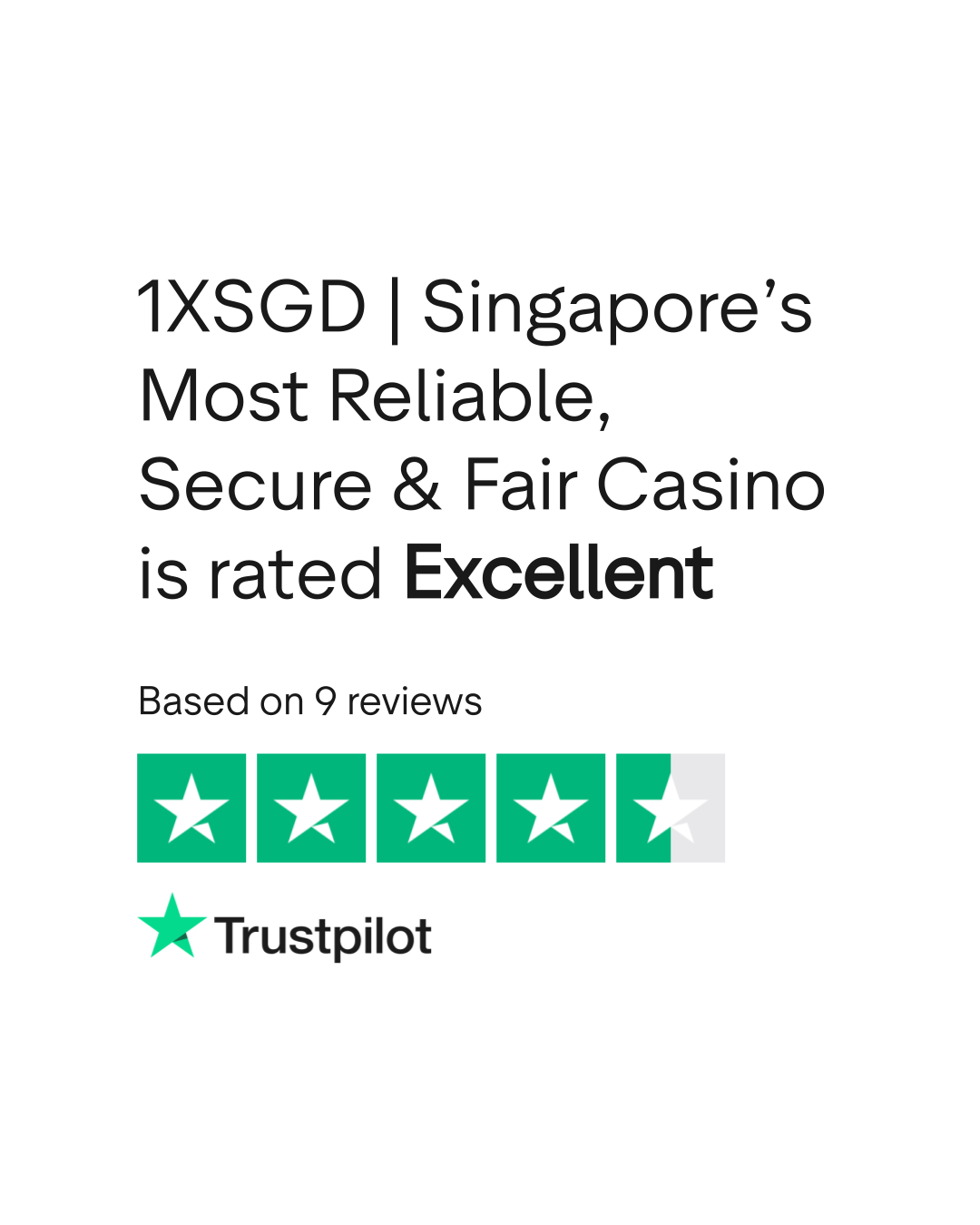 Valutazione Trustpilot di Sg Casino Online