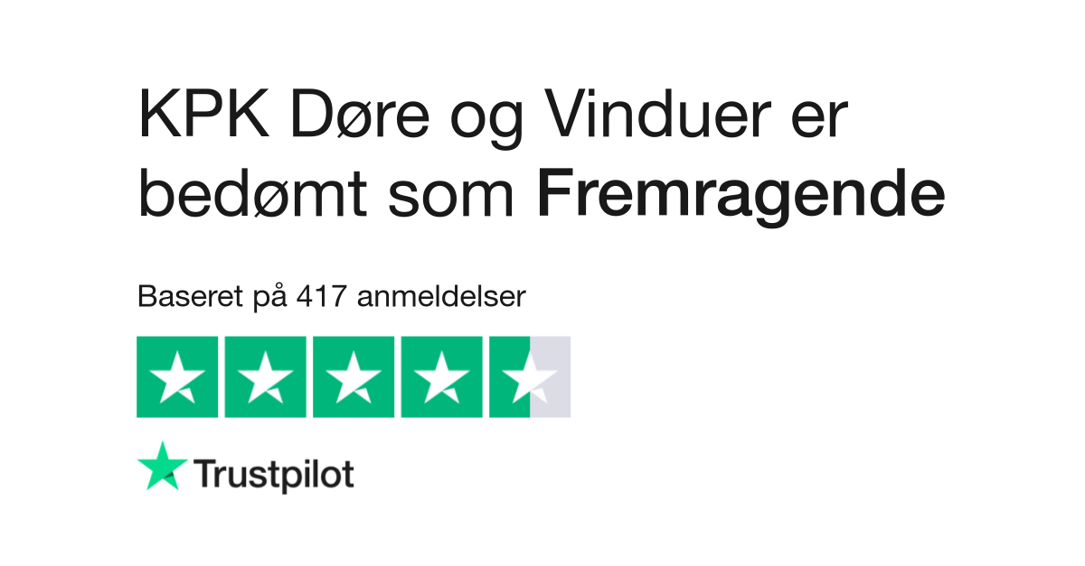 Anmeldelser af KPK Døre og Vinduer | Læs anmeldelser af