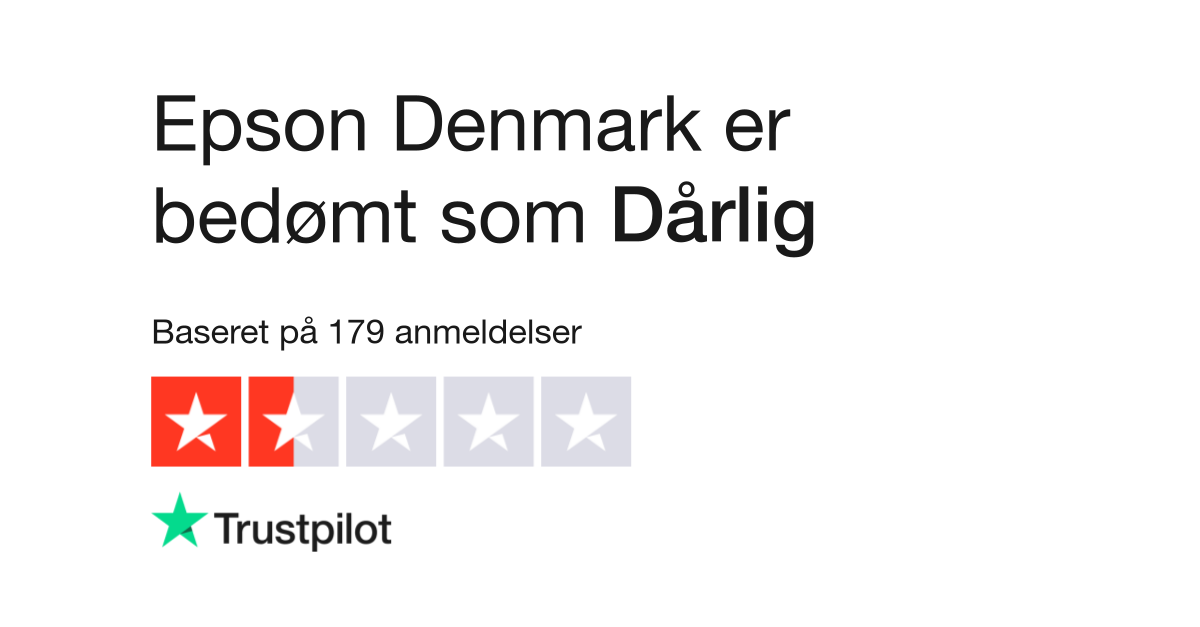korrelat dybde overraskelse Anmeldelser af Epson Denmark | Læs kundernes anmeldelser af www.epson.dk