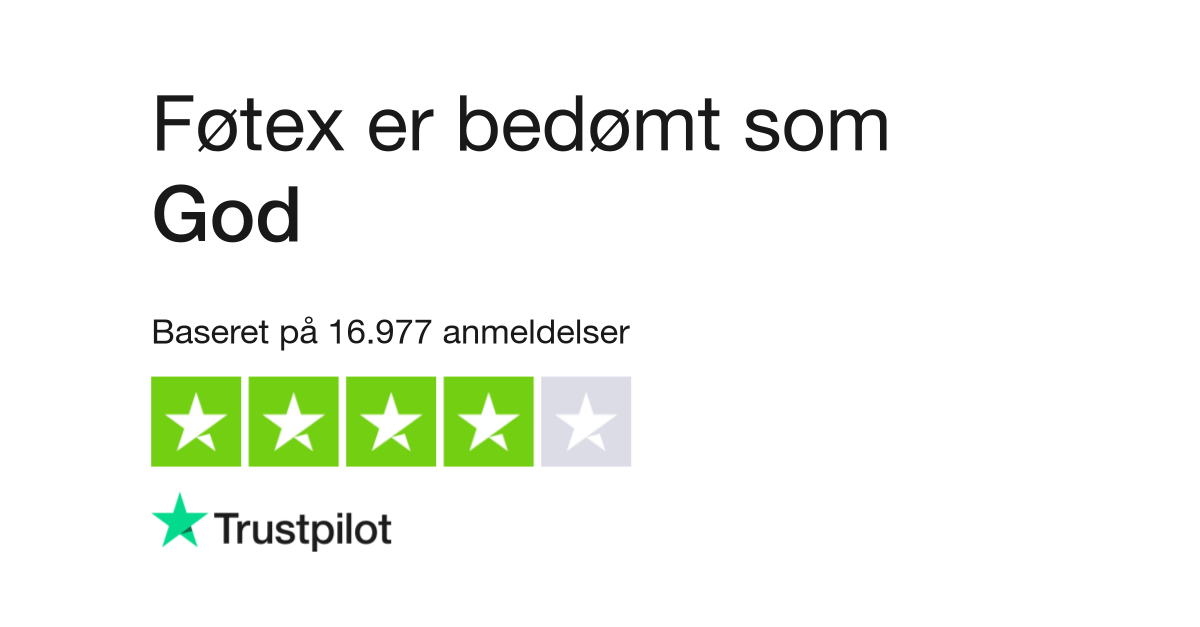 Making Kompliment Borgmester Anmeldelser af Føtex | Læs kundernes anmeldelser af foetex.dk | 571 af 615