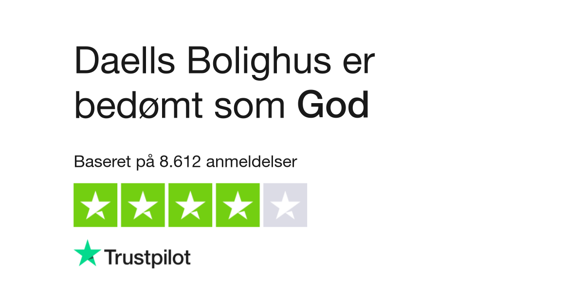 Politibetjent Mona Lisa momentum Anmeldelser af Daells Bolighus | Læs kundernes anmeldelser af  www.daellsbolighus.dk