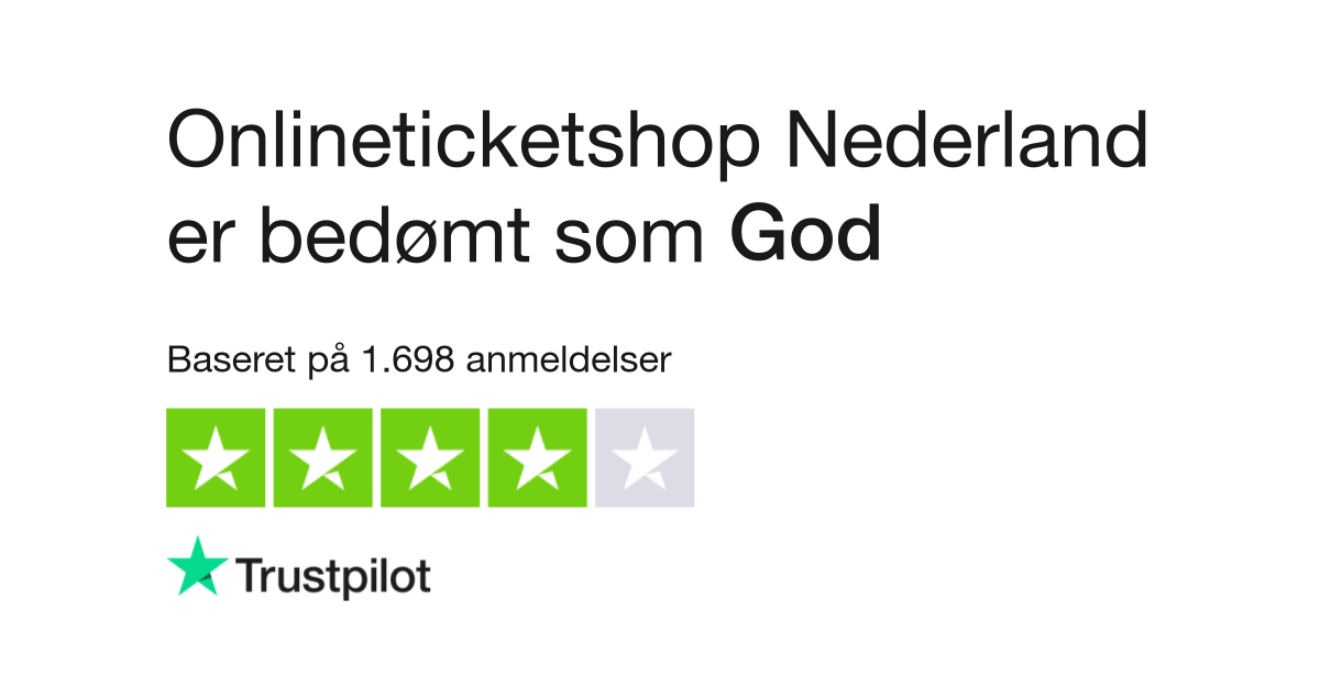 slå op Stille og rolig vælge Anmeldelser af Onlineticketshop Nederland | Læs kundernes anmeldelser af  www.onlineticketshop.nl