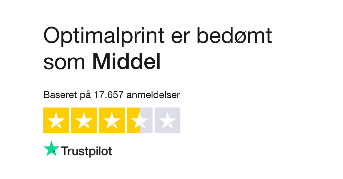 patient Abundantly slogan Anmeldelser af Optimalprint | Læs kundernes anmeldelser af optimalprint.dk