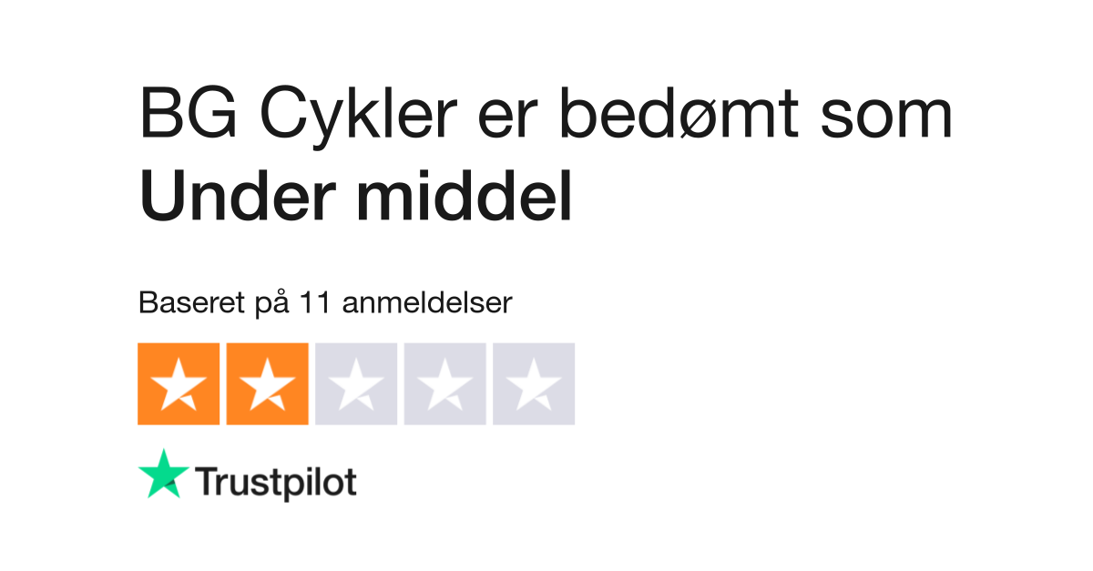 Anmeldelser af BG anmeldelser af bg-cykler.dk