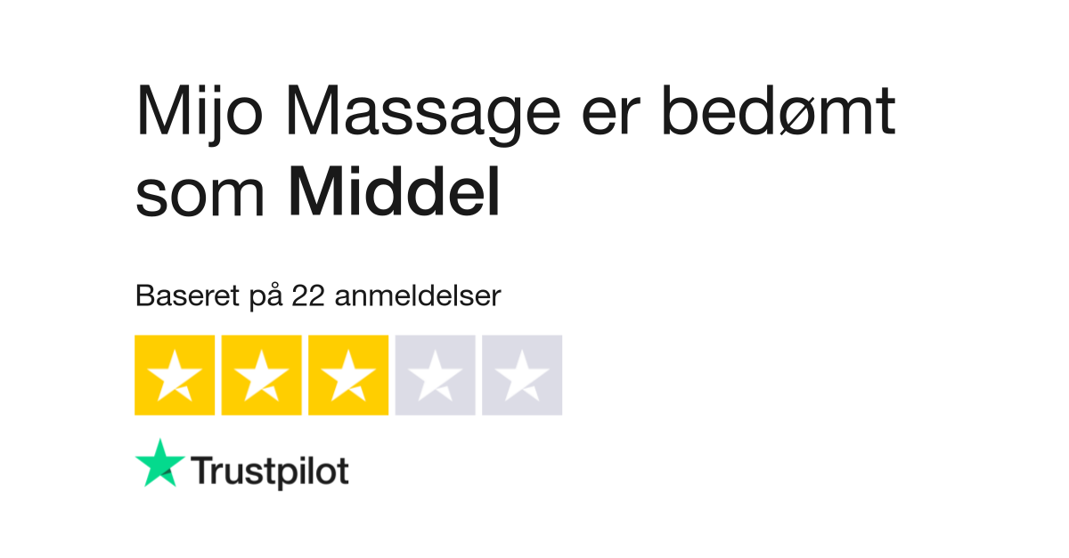 Anmeldelser af Mijo | kundernes anmeldelser af mijo-massage.dk