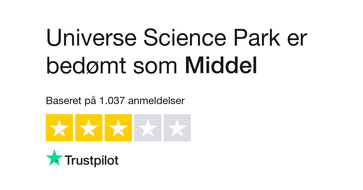 Anmeldelser af Science Park | kundernes anmeldelser universe.dk | 4 af